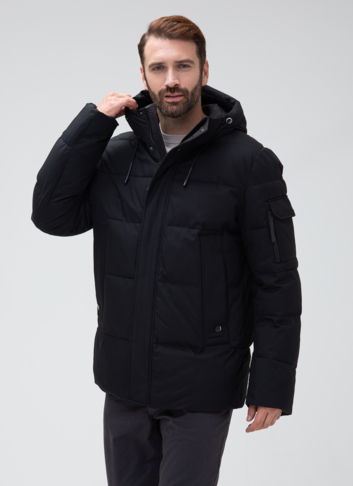Мужской пуховик с капюшоном 