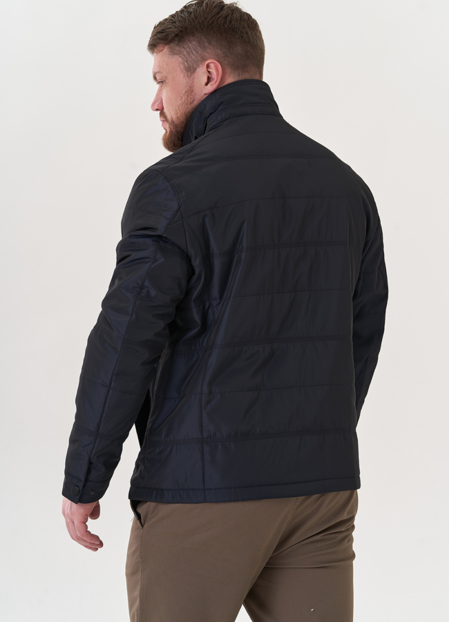 Мужская демисезонная куртка синего цвета модель № 26809 универмаг малина