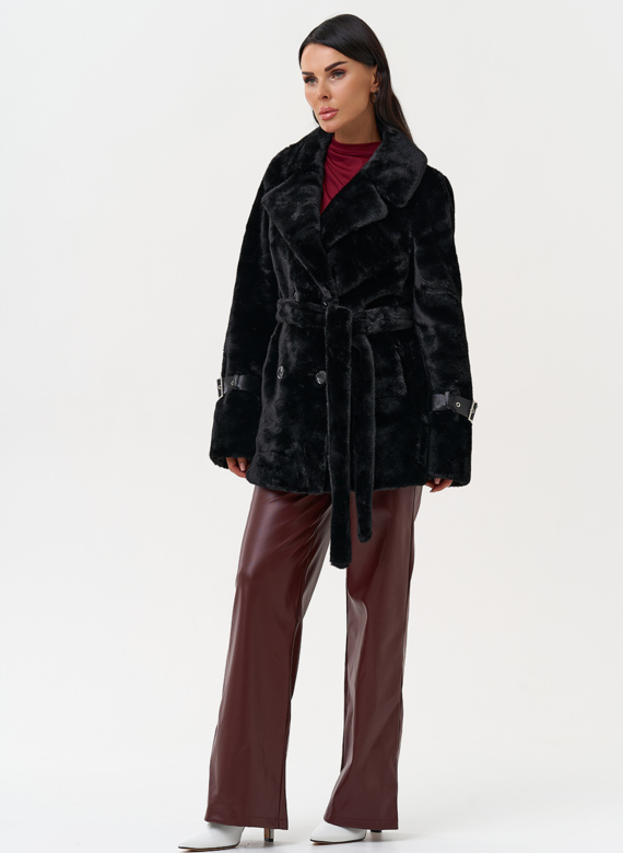 Классическая женская шуба из эко меха