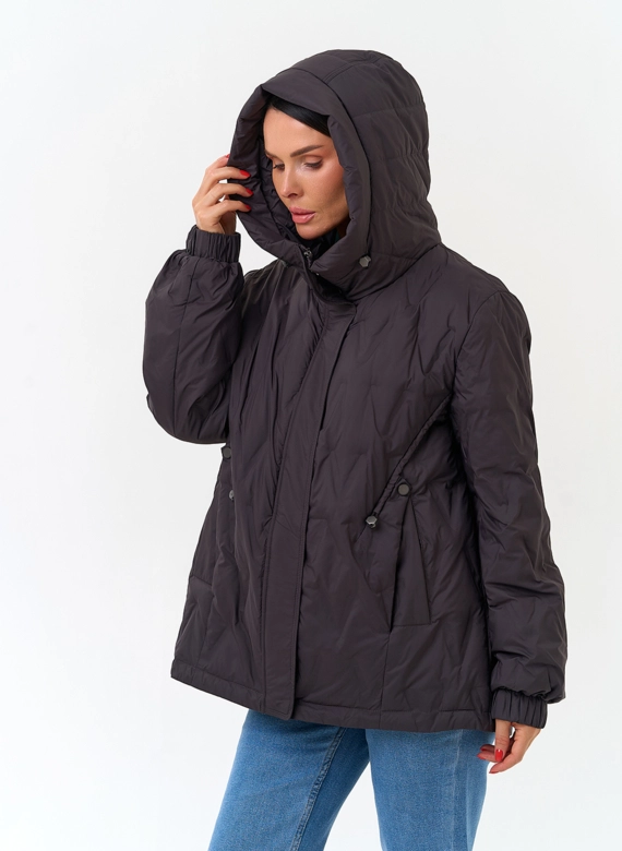 Женская куртка с капюшоном фото