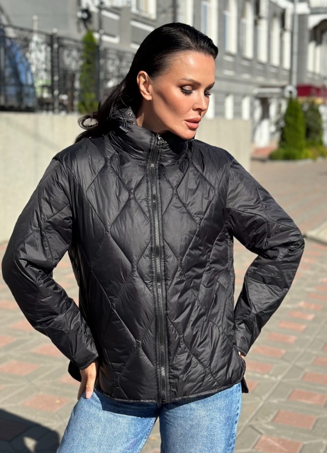 Женская стеганая куртка модель № 28282 универмаг малина