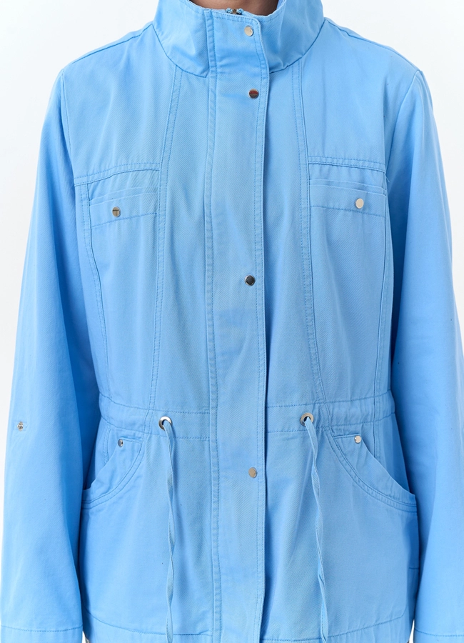 Женская ветровка с воротником стойкой модель № 33121 универмаг малина